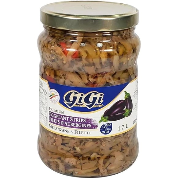 GiGi - Eggplant Strips 1.7 lt (Pack of 6)