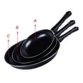 thumbnail image 3 of Frying Pan Non-stick Mini Thick Kitchen Non-stick Pan Kitchen Steak Flat Pan Iron Cookware Fryer Pan Mini Pancake Egg Fryer Kitchen Cookware, 25cm, 3 of 8