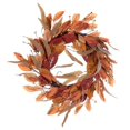 thumbnail image 1 of Vickerman FT227122 Couronne de Feuilles Rouges Crème 22 Po. - Lot de 12, 1 of 2