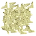 thumbnail image 3 of jifeng 100 Pieces Metal Book Corner Protectors Protection Folders Bags Corner Guard Gold, 3 of 9