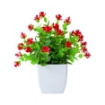 thumbnail image 1 of Verdure Réaliste de Bureau pour la Décoration de la Maison avec Feuilles en Pot Imitant pour Usage Intérieur, 1 of 5