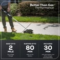 thumbnail image 3 of Greenworks 80V Trancheuse Sans Balais de 8 Po (Outil Seulement), 3 of 9