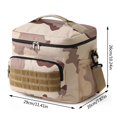 thumbnail image 3 of Cold Lunch Boxes Lunch Tote for Women Cute Lunch Boxes for Men Hard Side Cute Tote Lunch Pale for Women Cute Portable Thermal Bag Outdoor Camping Picnic Bag Aluminum Foil Camo Ice Bag Portable Lunch, 3 of 4