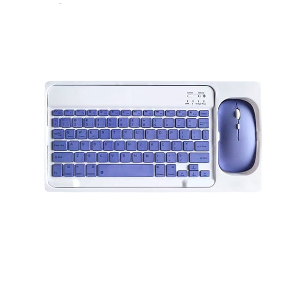 Rechargeable Magic Control Wireless Keyboard Mouse Set for Tablets Phones High Value - Dual-Mode Mouse & 10-inch Bluetooth Keyboard