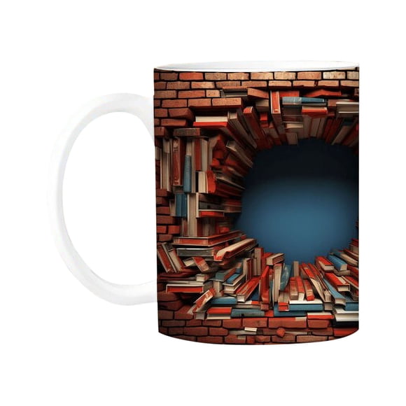 Tasse Étagère pour Couples, Tasse en Céramique Élégante pour Boissons Chaudes et Froides, Capacité de 350 ml, Poignée Confortable, Tasse Polyvalente pour Café et Thé pour la Maison, le Bureau, le Camping et l'Extérieur