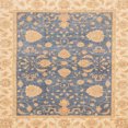 thumbnail image 1 of Ahgly Company Indoor Square Abstract Rose Purple Oriental Area Rugs, 6' Square, 1 of 6