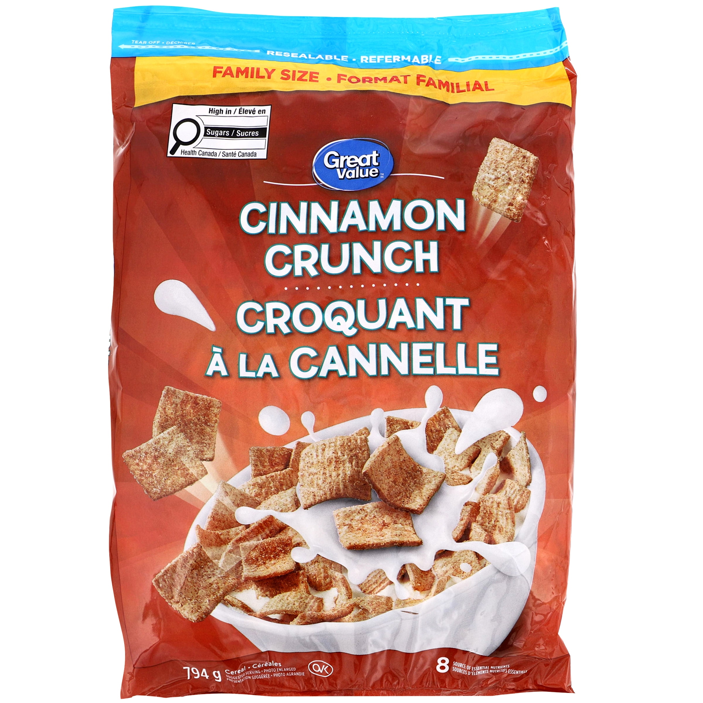 Great Value Cinnamon Crunch Cereal