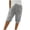Noir, variante sur Maplenight Shorts en Coton et Lin pour Femmes, Capris d'Été Tissés à Rayures Patchwork à Boutons Amples Décontractés avec Poches, Pantalons Cinq-Quarts 2025 en Liquidation