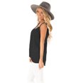 thumbnail image 4 of Timegard Camisoles pour Femmes Col Rond Bretelles Spaghetti Nœud Confortable Chic Décontracté Sans Manches Hauts Blouse, 4 of 7