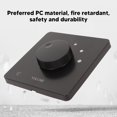 thumbnail image 3 of 50W Volume Control Knob, 5 Gears Tuning In Wall Volume Controller Impedance Matching For Home Speakers, For Dedicated Audio Zone Volume Adjustment, 3 of 8