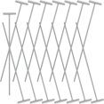 thumbnail image 4 of 15 Pcs Pièges d'Entrée pour Pigeons Cage à Oiseaux Fenêtre Porte Rideau Barres en Fer en Forme de T, 4 of 8