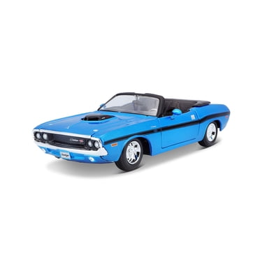 Maisto Véhicule Moulé sous Pression Convertible Dodge Challenger R/T 1970 à l'Échelle 1:24 (les Couleurs Peuvent Varier)
