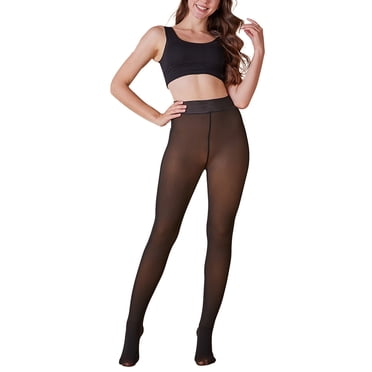 Pantyhose for Women, Women's Fleece Lined Tights Thermal Pantyhose Leggings Opaque Winter Warm Thick Stockings Tights, Fall Winter Fashion Accessories