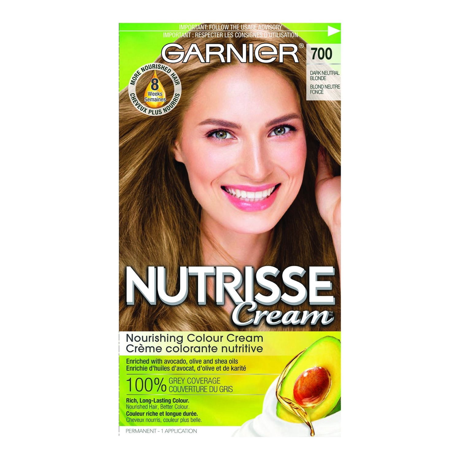 Garnier Nutrisse Ultra Crème, Coloration Permanente, Longue-Durée, 1 unité