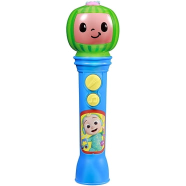 Cocomelon Microphone Jouet pour Enfants, Jouet Musical pour Tout-Petits avec Chansons Cocomelon Intégrées, Microphone pour Enfants Conçu pour les Fans des Jouets et Cadeaux Cocomelon