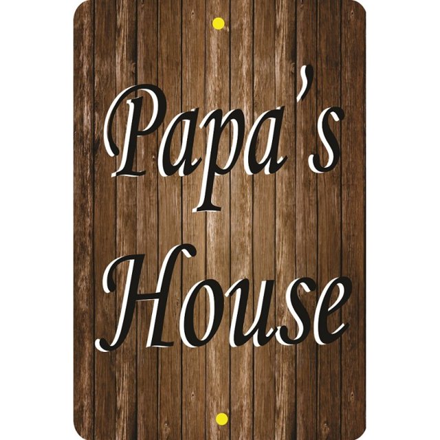 Pancarte de Stationnement de la Maison Papas