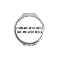 thumbnail image 1 of Miroir Compact Rond Portable de Poche en Verre Description Homme Fort Ou Grand, 1 of 3