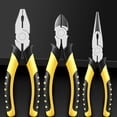 thumbnail image 2 of Heavy Duty 6" Combination Long Nose Side Cutter Cutting Pliers Hot P7 C2R8, 2 of 8