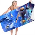 thumbnail image 3 of Microfiber Travel Towel Microfiber Beach Towel Super Lightweight Colorful Bath Towel Sandproof Beach Blanket Multi-Purpose Towel for Travel Swimming Pool, 3 of 3