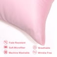 thumbnail image 3 of Unique Bargains Satin Pillowcase Zippered Silky Sateen, 3 of 9
