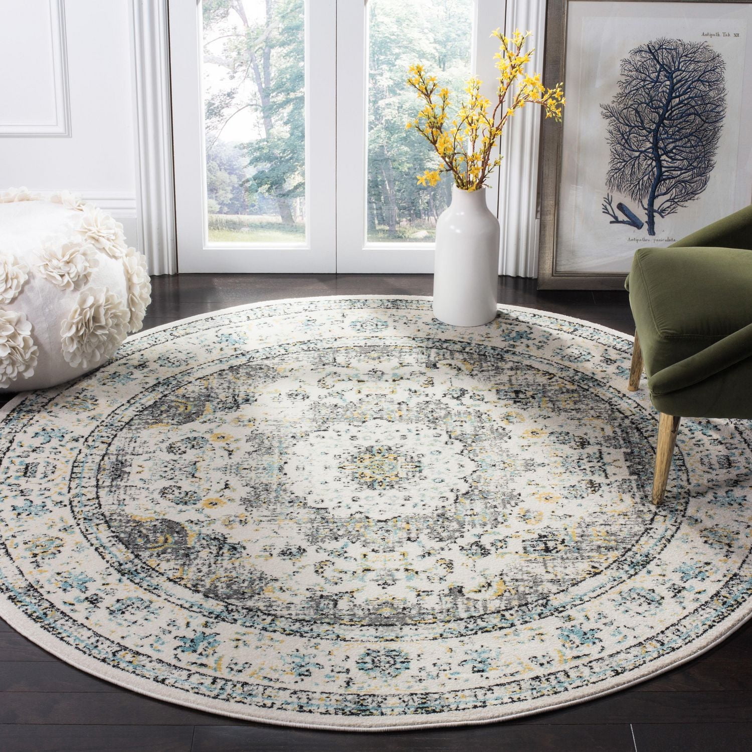 SAFAVIEH Evoke Teale Tapis Traditionnel