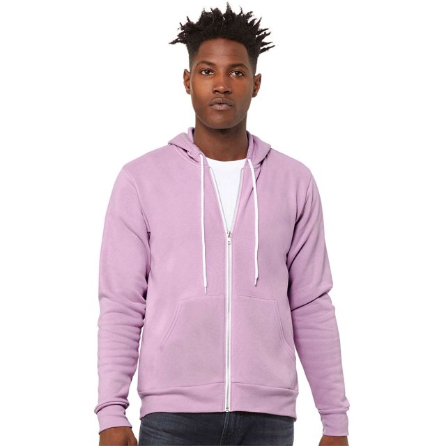 Bella + Canvas Sweat à Capuche Zippé en Polaire Éponge Unisexe