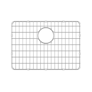Kraus Dex Series 25 In. Stainless Steel Sink Bottom Grid Grate w/ Rubber Bumpers