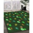 thumbnail image 3 of Ahgly Tapis Rectangulaire Lavable en Machine Intérieur Transitionnel Vert Forêt Foncé, 8 Pieds x 12 Pieds, 3 of 7