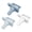 Blue, variant on Dr. Brown's HappyPaci 100% Silicone Baby Pacifier, Contoured One-Piece Design, 0-6 month, BPA-Free, 3-Pack