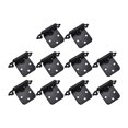thumbnail image 1 of jifeng 10 Pieces Self Closing Hinges Connector Spring Hinges Kitchen Cabinet Hinges Black, 1 of 9