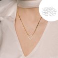 thumbnail image 3 of 20Pcs Decorative Pendants DIY Jewelry Accessories Heart Shaped Necklace Pendants, 3 of 7