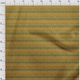 thumbnail image 4 of oneOone Georgette Viscose Moutarde Foncé Tissu Tribal Matière de Robe Tissu Imprimé Tissu au Mètre 42 Pouces de Large, 4 of 4