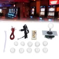 thumbnail image 1 of Joystick DIY Kit,  Delay Easy To Install  Game DIY Kit Parts Wide Application  for MAME for Fight Stick for PC Game Green,Blue,Red,White,Yellow,Black,Mixed Color, 1 of 7