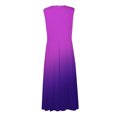 thumbnail image 5 of Yuyuzo Robes de Plage pour Femmes 2025 Décolleté en V Profond Sans Manches Robes Longues de Fête Fluides Boho Vacances Robe Maxi, 5 of 5