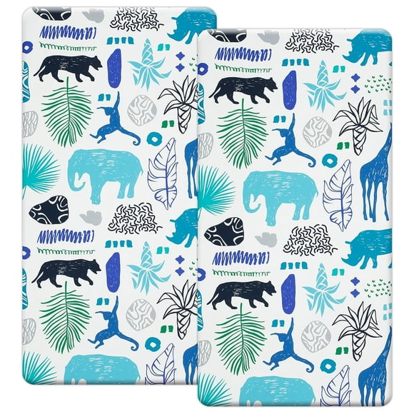 PENGXIANG 2pcs Changing Pad Cover for Baby Breathable and Comfortable Changing Table Sheet with Exquisite Patterns Bassinet Sheets Fine Workmanship Durable Baby Mattress Cover for Boys Gi