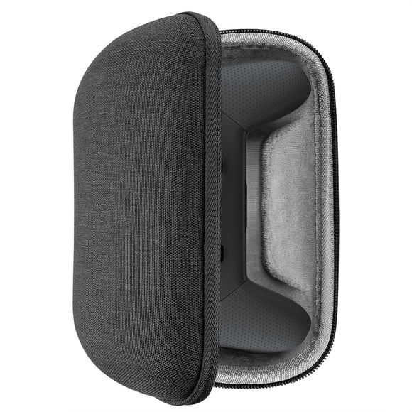 Controller Travel Case Compatible with Nintendo Switch Pro, Hard Shell Carrying Bag, Protective Storage with Internal Mesh Pocket for Charging Cable (Dark Gray)