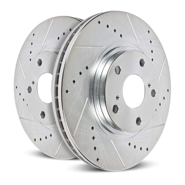 Power Stop AR83088XPR Paire de Rotors Arrière à Évolution Percés et Rainurés