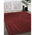 thumbnail image 3 of Ahgly Company Tapis d'Intérieur Ronds de Style Transitionnel Lavables à la Machine, Bordeaux Rouge, 3 Pieds Rond, 3 of 7