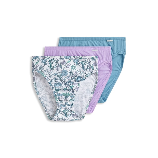 Jockey Femmes 100 % Coton Elance Coupe Française - Lot de 3