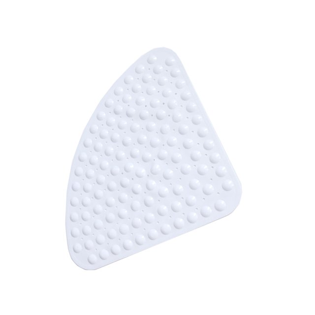 Bath Tub Anti-skid Mat Floor Cushion Mat Accessory Practical Solid Color Shower Pad Bathroom Accessory Protective Accessories Bathing Ground Rug White