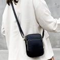 thumbnail image 4 of Body Bag Women Nylon, Ladies Purse Mini 3 Layer Zipper Shoulder Wallet Bag, Compact Portable, Adjustable Straps, Multifunctional As Shoulder Crossbody Bag, For Daily Outings, 4 of 6