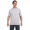 thumbnail image 2 of Hanes TAGLESS Men`s Pocket T-Shirt, S, Ash, 2 of 4