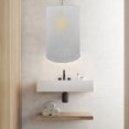 thumbnail image 4 of MasteelfCA Folding Cloth Lampshade Simple Hanging Lamp Shade Pendant Lamp Ceiling Light Shade, 4 of 7