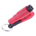 thumbnail image 2 of Disjoncteur de Vitre de Voiture Trois dans un Mini Véhicule Multifonctions Verre de Secours Marteau de Sécurité Rouge, 2 of 12