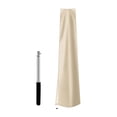 thumbnail image 2 of Umbrella Cover, Yard Garden Umbrellas Cover, Weather Resistant Protection Cover, Beige 183cm, 2 of 8