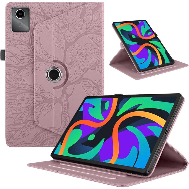 Rotating Case for Lenovo Tab M11 / Tab K11 LTE 11 Inch 2024 (TB330FU) PU Leather 360° Degree Rotation Multi-Angle Cover