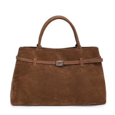 TINZ Ote Bag Women Retro Dark Brown Leather Tote Bag Slouchy Suede Bag With Handle Large Capacity Tote Bags For Daily Work Travel Shopping Tote Bag Leather Tote Purse Womens Tote Bags for Work