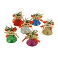 thumbnail image 2 of 6pcs Christmas Tree Bell Hanging Pendant Decoration Bell Versatile Cute New Year Medium, 2 of 9