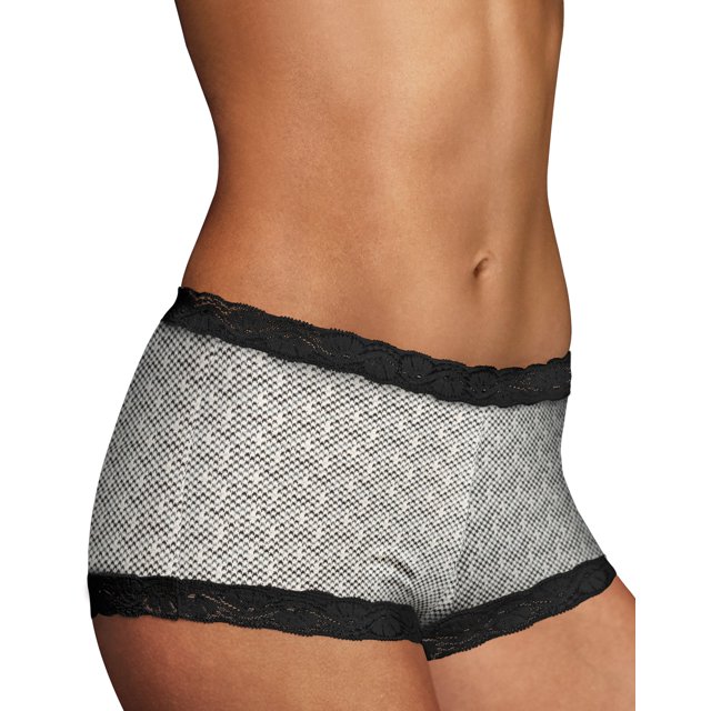 Maidenform Shorty en Microfibre et Dentelle pour Femmes, 6