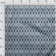 thumbnail image 2 of oneOone Polyester Lycra Fabric Paisley & Chevron Ikat Printed Fabric 1 Yard 56 Inch Wide, 2 of 4